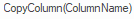 1. Copy Column (Column Name)
